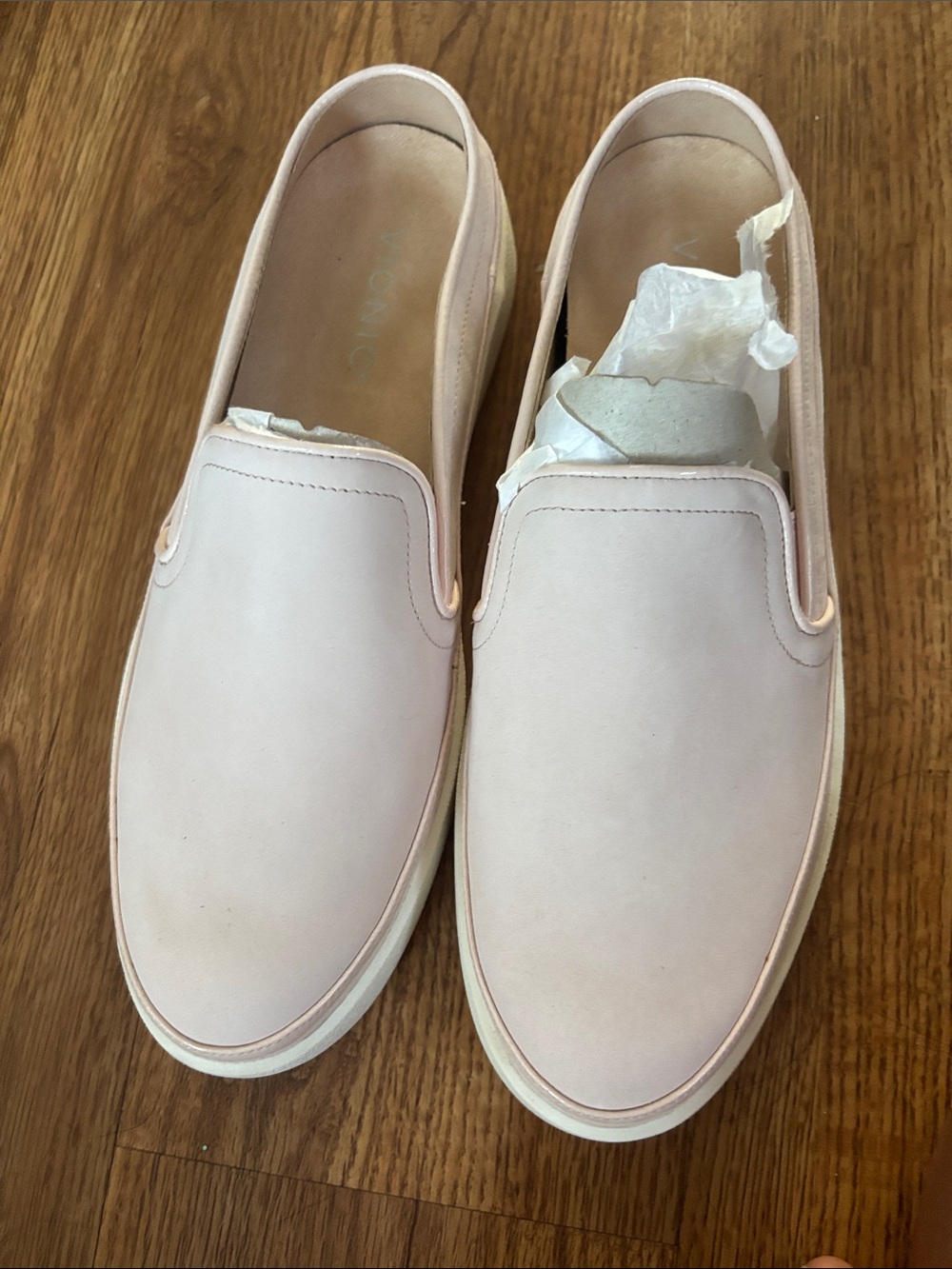 Vionic Slip-On Mules in Light Blush Pink